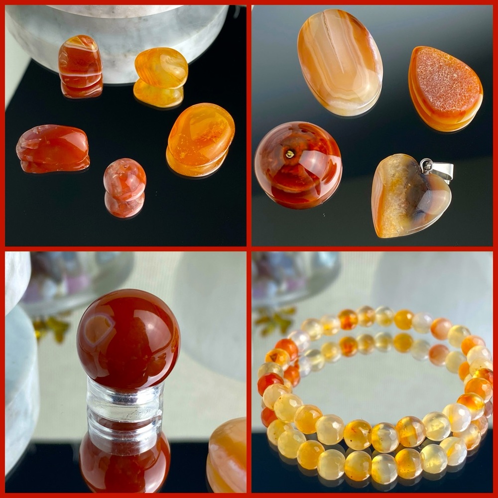 Carnelian Gemstone Bundle